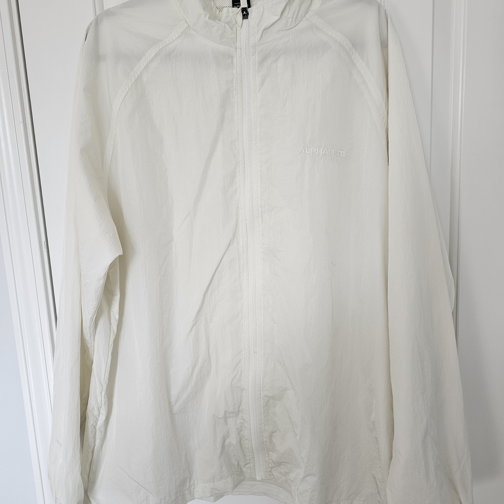 Alphalete Cream Lightweight Jacket